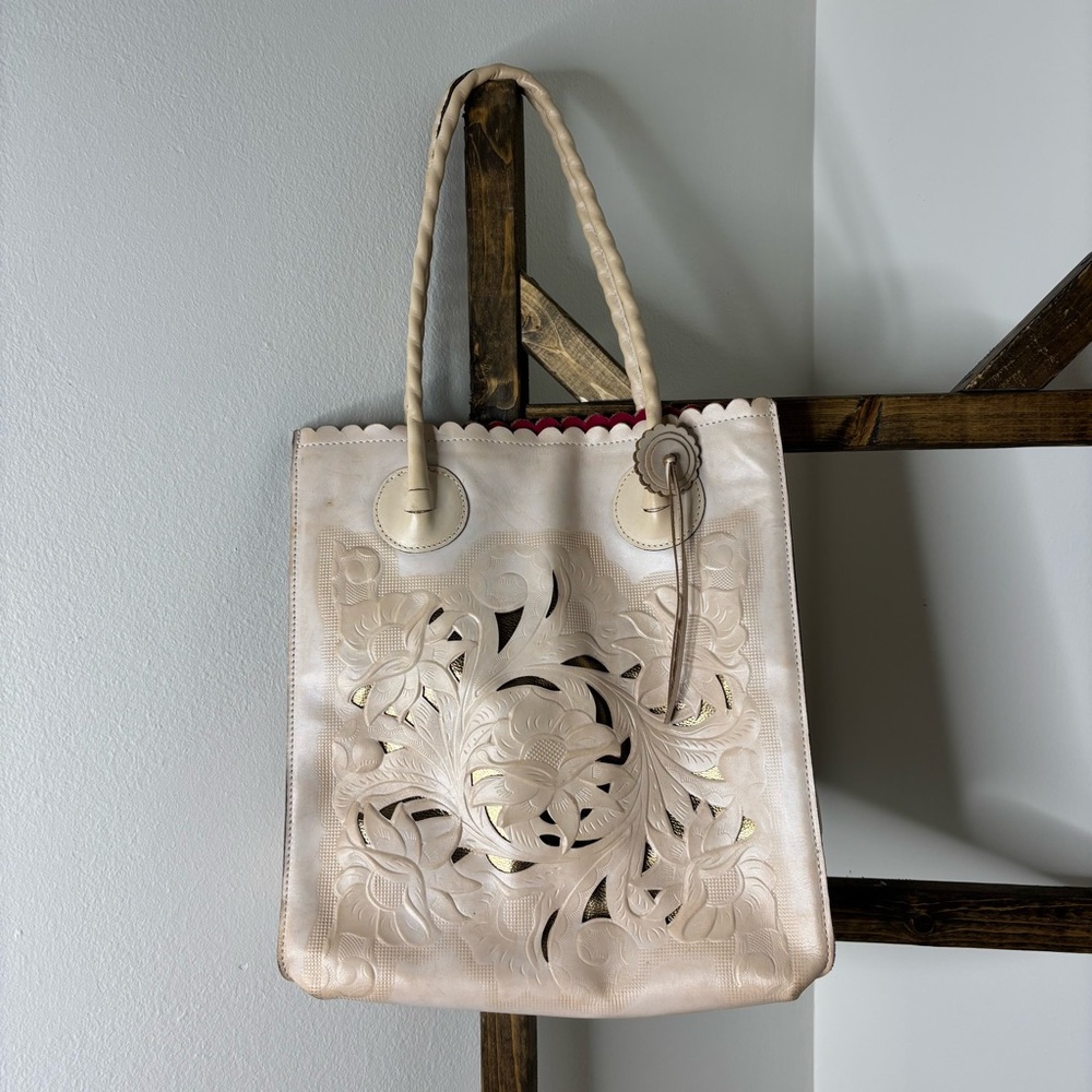 Patricia Nash Cavo Tote Leather Bag